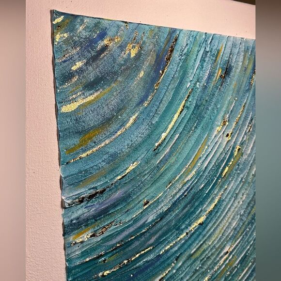 The texture Acrylic Painting 16*20 inches on Canvas Wall Art - Picture 6 of 7